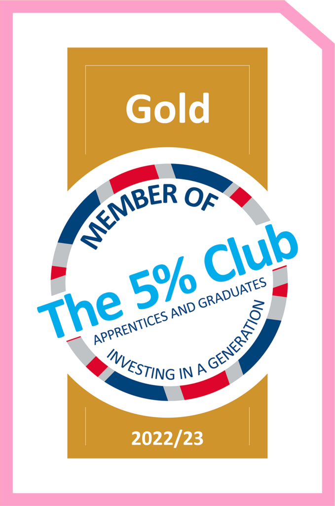LocatED has been awarded Gold membership by The 5% Club 2022-23